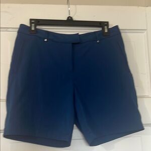 Lady Hagen Blue Bermuda Shorts Classic Tailored Design